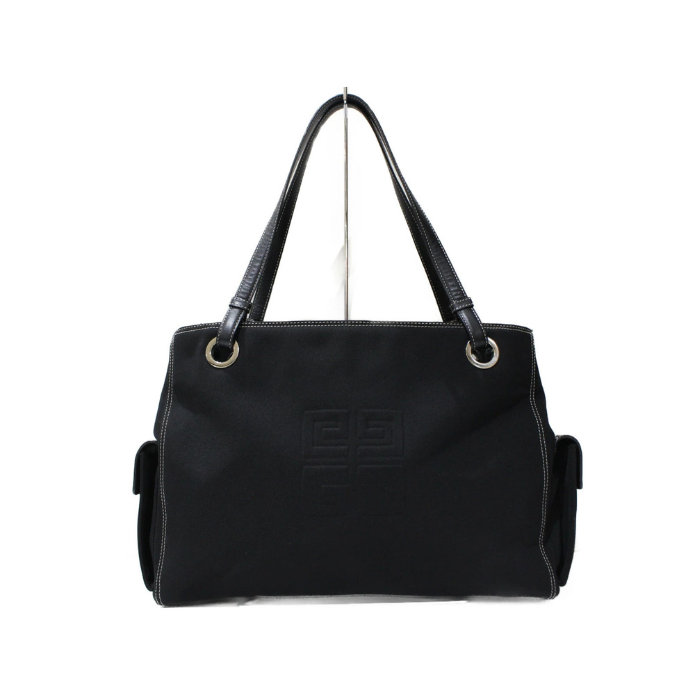 GIVENCHY Tote Bag Shoulder Black Leather